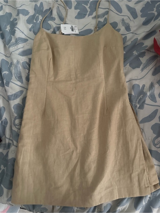 Abercrombie & Fitch Dresses & Skirts - Abercrombie & Fitch Beige Linen Skort Mini Dress